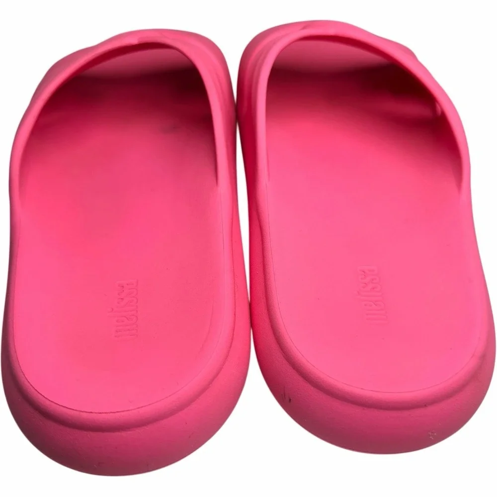 Melissa Free Slide Platform‎ Sandals Pink Jelly Slides Y2K Barbiecore Sz 10